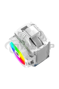 Кулер для процессора Alseye i600-W белый, 120 мм, алюминий/медь, 2300 об/мин, 37.8 дБ, 4 pin, 265 Вт, 160 мм