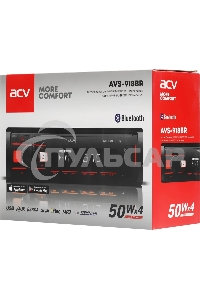 Автомагнитола ACV AVS-918BR 1DIN 4x50Вт