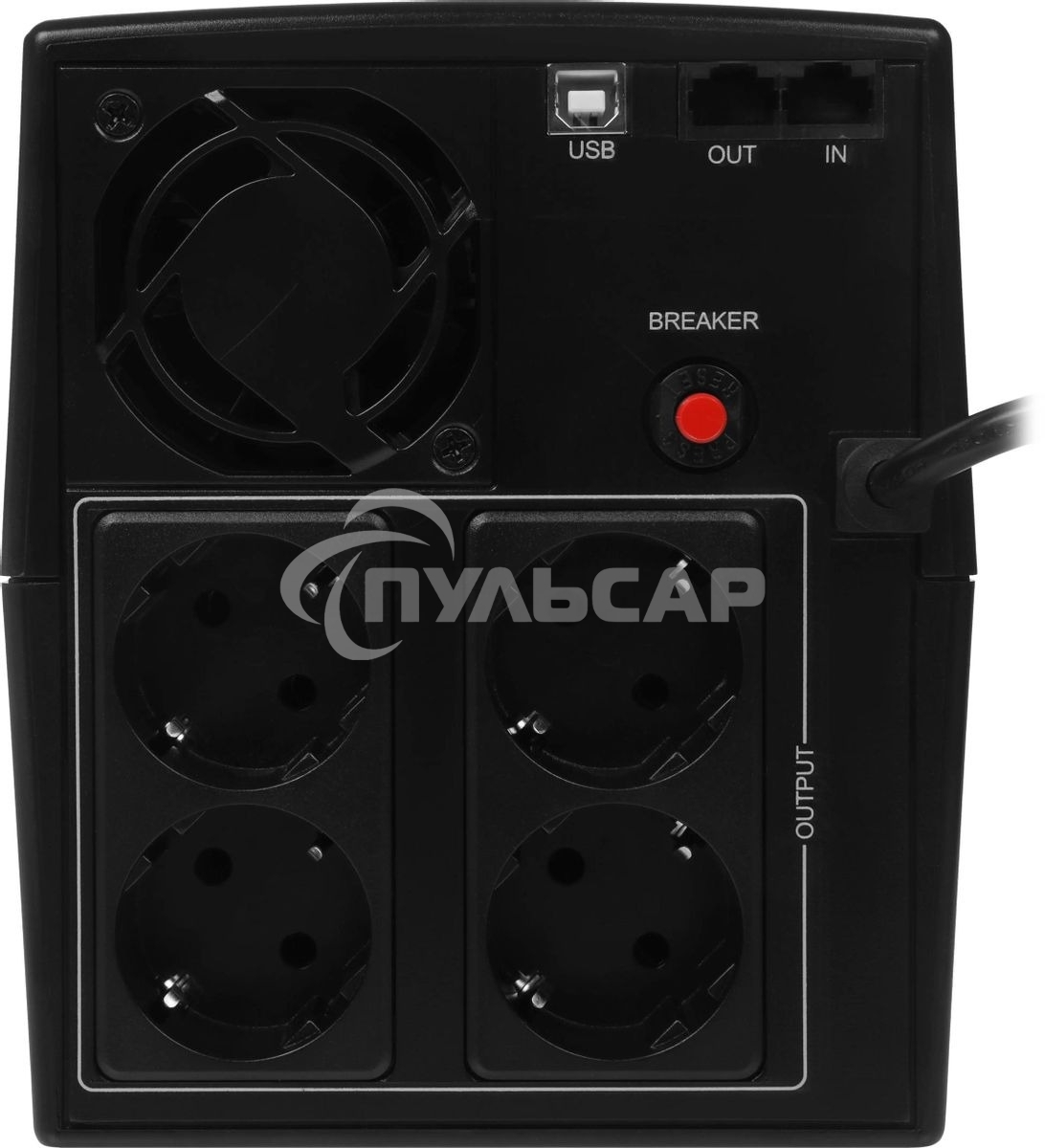 Источник бесперебойного питания Ippon Back Basic 1500 Euro 900Вт 1500ВА черный