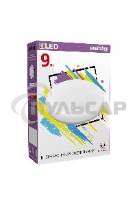 Безрамочный светильник SMARTBUY (SBL-BDL-9-4K) 9W/4000К