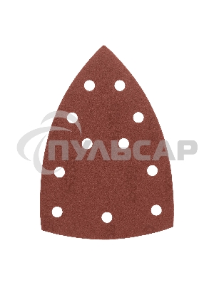 Треугольник абразивный Denzel на ворc. подложке под 