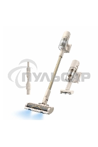 Пылесос вертикальный Dreame U20 бежевый, питание от аккумулятора, 120 Вт, уборка сухая, пылесборник 0.5 л, работа от АКБ max 60 мин