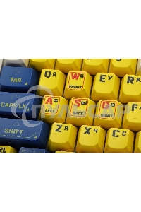 Клавиатура проводная A4Tech Bloody B950 USB синий/белый