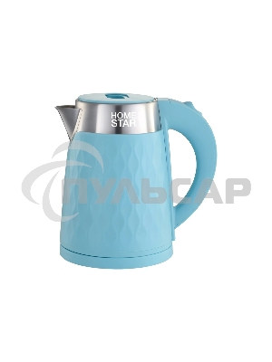 Чайник электрический HOMESTAR HS-1021 (1,7 л) голубой