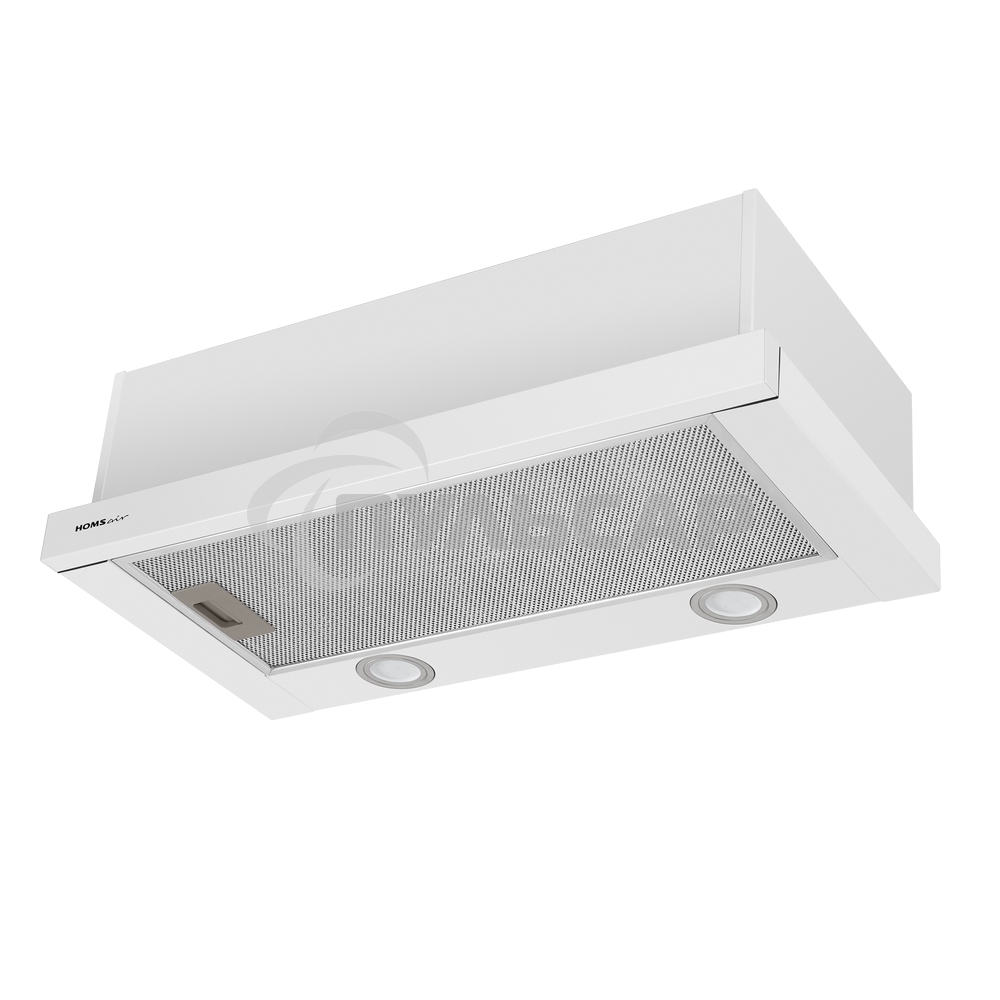 Вытяжка телескопическая HOMSair Flat 60 белый, 60 см, 520 куб. м/ч, 47 дБ