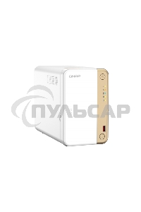 Сетевое хранилище channel QNAP TS-262-4G NAS 2 HDD trays, 2 x M.2 NVMe PCIe Gen 3 x1, 2-core Intel Celeron N4505 2.9 GHz, 4 Gb RAM (4Gb max), 1x2.5 Gigabit Ethernet, Slot PCIe Gen 3 x2, 2 USB 3.2 Gen 2 (10Gbps) Port, 2xUSB USB 2.0 port, 1xHDMI 2.0