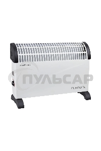Конвектор Eurolux ОК-EU-1500C белый, 1500 Вт, 20 м2, термостат