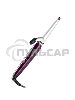 Стайлер Galaxy Line GL 4630, violet dreams, 45 Вт, двойное напряжение 110-240 В ~, керамико-кератиновое покрытие, регулировка температуры от 120 до 200°С, LED-дисплей, диаметр нагревательного элемента 13 мм-25 мм, термоизолированный наконечник