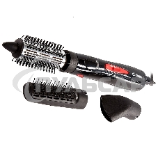 Фен-щетка DELTA DL-0432R черный с розовым