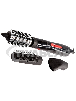 Фен-щетка DELTA DL-0432R черный с розовым