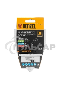 Треугольник абразивный Denzel на ворc. подложке под 