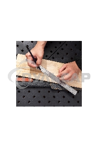 Линейка стальная Deli DL8030Y 300мм нержавеющая сталь