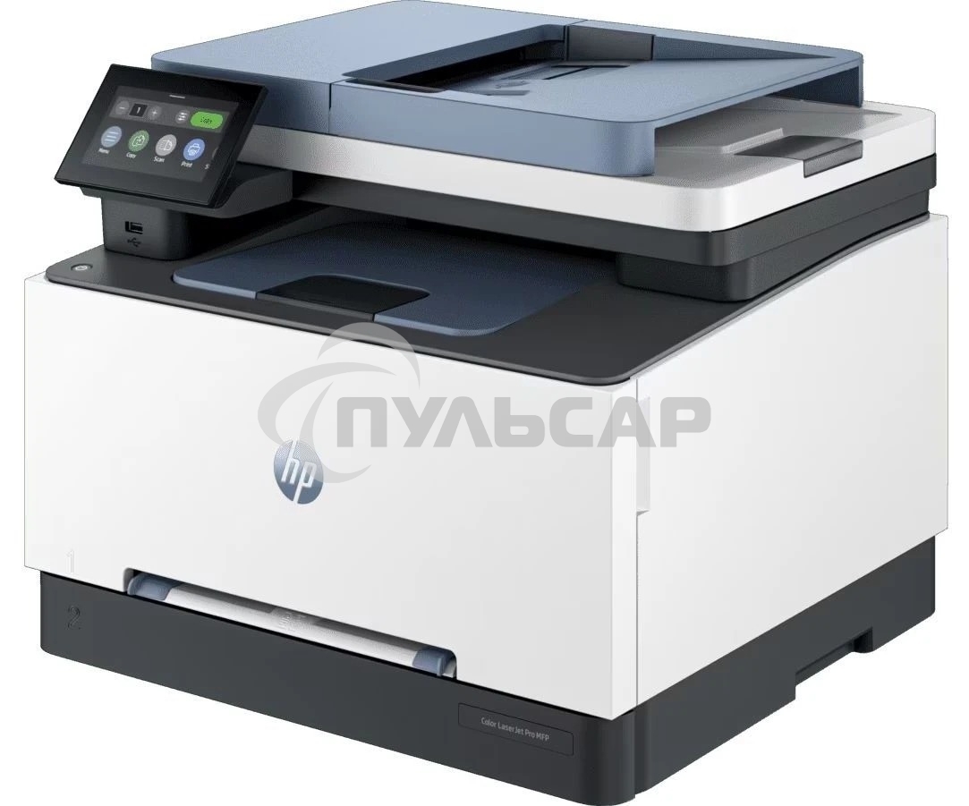 МФУ лазерный HP Color LaserJet Pro MFP 3303fdn, A4, цветной, печ. до 25 стр/мин., скан. до 19/8 стр/мин., 600х600 dpi (печ.), 1200x1200 dpi (скан.), USB, Ethernet (RJ-45)