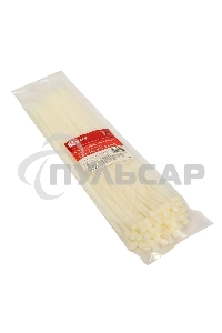 Хомут кабельный 4.8х350 нейл. бел. (уп.100шт) EKF plc-c-4.8x350