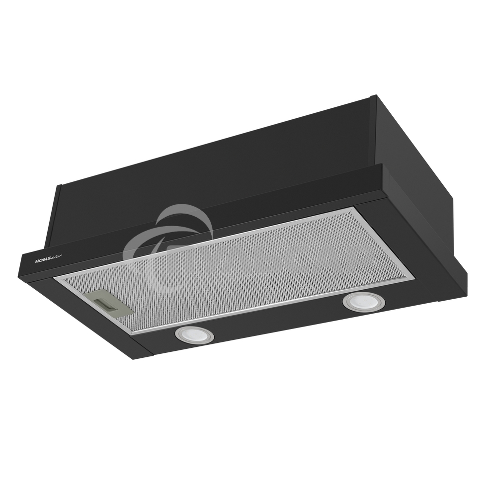 Вытяжка телескопическая HOMSair Flat 60 черный, 60 см, 520 куб. м/ч, 47 дБ