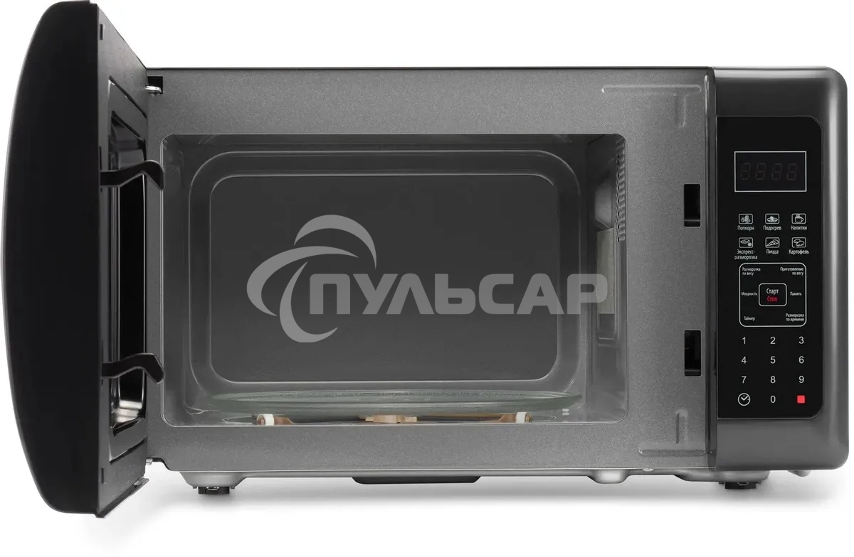 Микроволновая печь SunWind SUN-MW007 черный, 20 л, 700 Вт, переключатели - сенсор