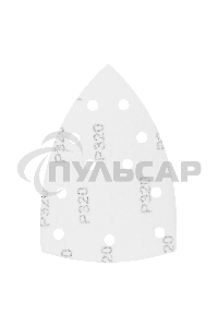 Треугольник абразивный Denzel на ворc. подложке под 