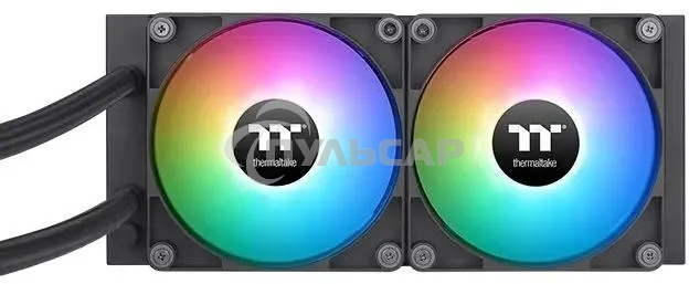 Система водяного охлаждения Thermaltake TH240 V2 Ultra ARGB Soc-AM5/AM4/1151/1200/1700 черный 4-pin 25.8dB Al+Cu LCD Ret (CL-W383-PL12SW-A)