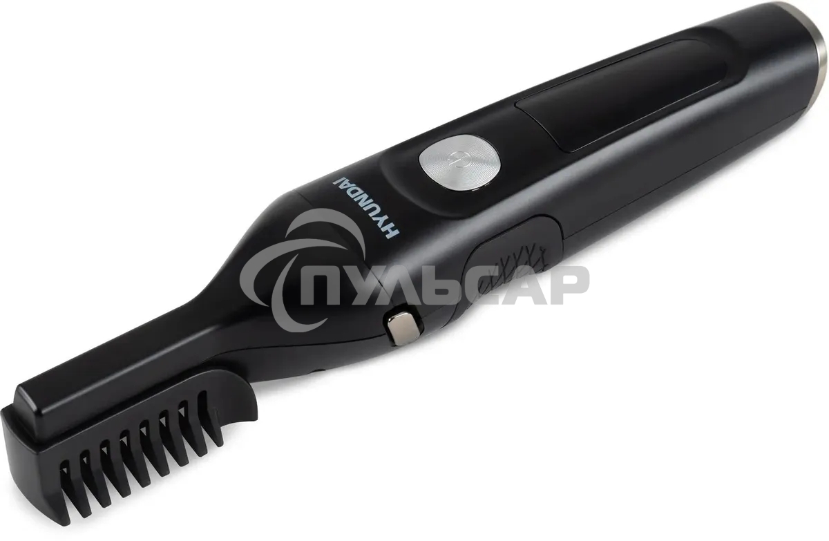 Машинка для стрижки Hyundai H-HC7120 черный/серебристый 5Вт (насадок в компл:10шт)