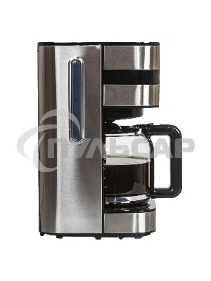 Кофеварка капельная JVC JK-CF28 черный/серебристый, исп. кофе - молотый, 1.5 л, 1000 Вт.