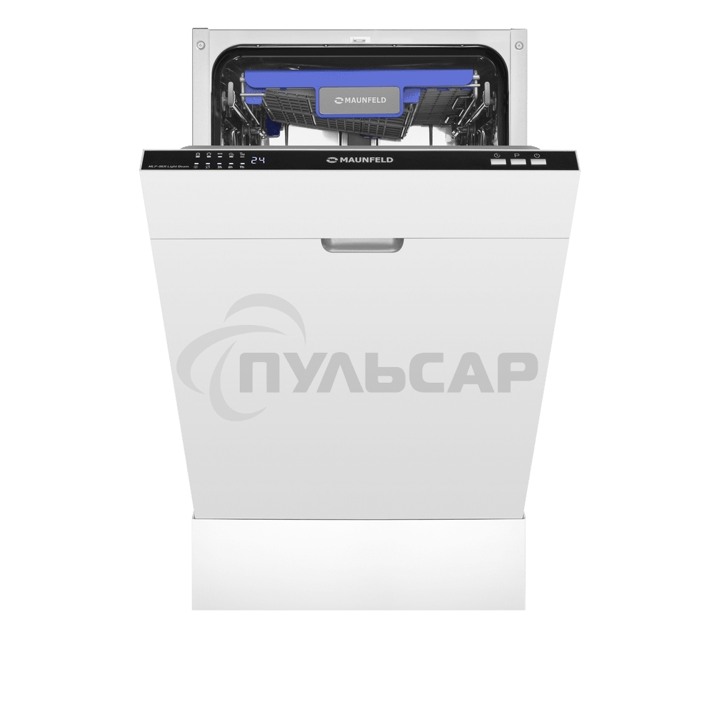 Встраиваемая посудомоечная машина Maunfeld MLP-083I, черный, 44.8 см, 10 компл., 49 дБ, класс A++