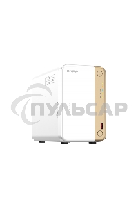 Сетевое хранилище channel QNAP TS-262-4G NAS 2 HDD trays, 2 x M.2 NVMe PCIe Gen 3 x1, 2-core Intel Celeron N4505 2.9 GHz, 4 Gb RAM (4Gb max), 1x2.5 Gigabit Ethernet, Slot PCIe Gen 3 x2, 2 USB 3.2 Gen 2 (10Gbps) Port, 2xUSB USB 2.0 port, 1xHDMI 2.0