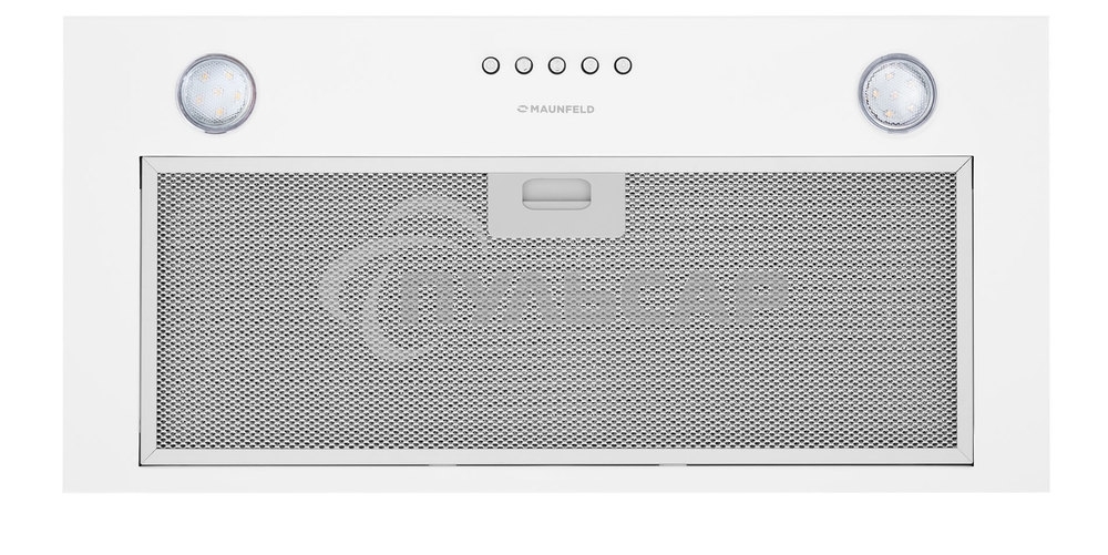 Вытяжка встраиваемая Maunfeld Crosby Singl 60 белый, 60 см, 850 куб. м/ч, 48 дБ