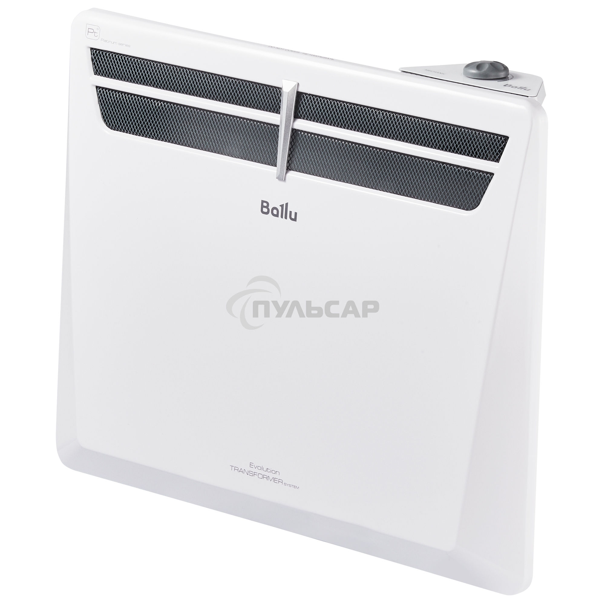 Комплект Ballu Transformer с блоком управления и шасси BEC/EVU-1000-3M белый, 1000 Вт, 15 м2, термостат