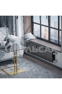 Радиатор биметаллический Royal Thermo PianoForte 200 черный- 14 секц.