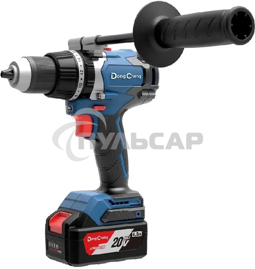 Дрель-шуруповерт DongCheng DCJZ03-13 аккум. патрон:быстрозажимной (кейс в комплекте) (DCJZ03-13(TYPE EM))