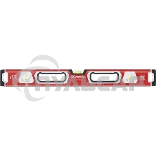 Уровень алюминиевый Matrix, магнит фрезеров 3 глазка 2 комп, рукоятки, 2000 мм