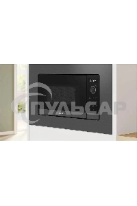 Микроволновая печь встраиваемая Bosch BEL623MD3 серый/черный, 20 л, 800 Вт, переключатели - поворотный механизм/сенсор