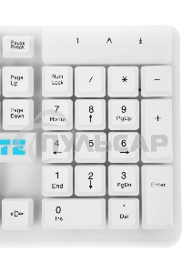 Клавиатура проводная Defender GK-172, USB, белый