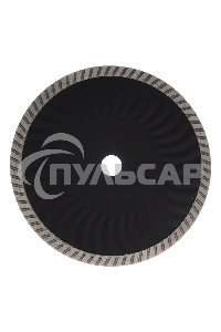 Диск алмазный отрезной Denzel ф230 х 22,2 мм, турбо, сухое резание, HWD92