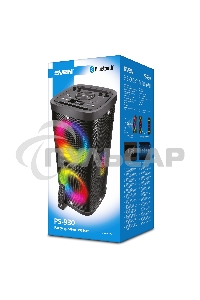 Мобильные колонки Sven PS-930 2.0 черные 2x75 W Bluetooth