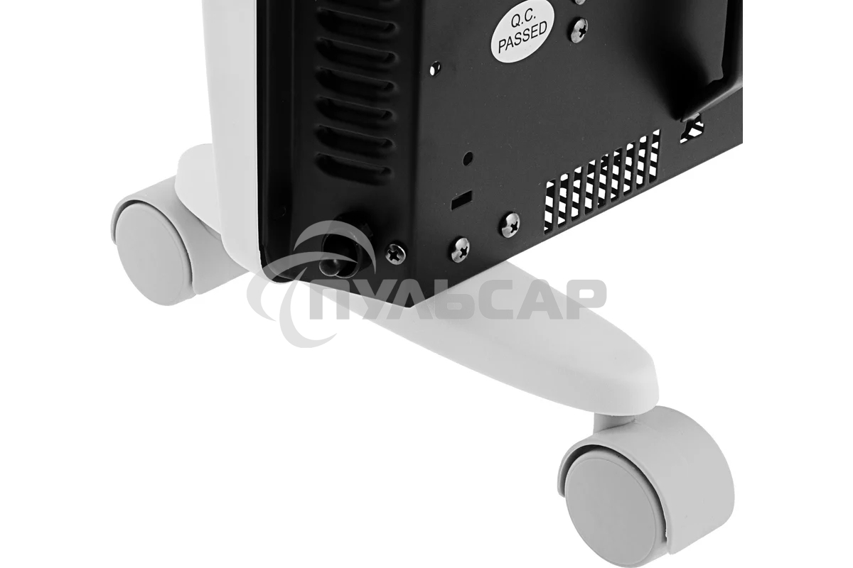 Конвектор гибридный Denzel HybridX-2000 белый, 2000 Вт, 30 м2, термостат, дисплей