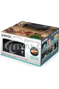 Микроволновая печь Gorenje MO20A3BH черный, 20 л, 800 Вт, переключатели - поворотный механизм/кнопки