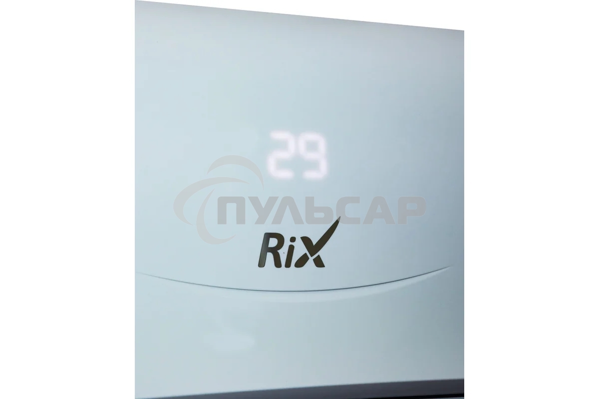Кондиционер сплит-система настенного типа RIX LITE I/O-W07MB 7000 BTU, 21 м², 23 дБ, охлаждение, обогрев, осушение, белый
