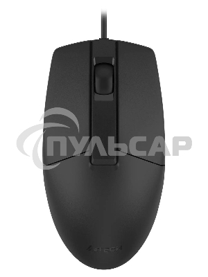 Мышь проводная A4Tech OP-330 черный, 1200 dpi, USB, кнопки - 3