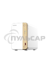 Сетевое хранилище channel QNAP TS-262-4G NAS 2 HDD trays, 2 x M.2 NVMe PCIe Gen 3 x1, 2-core Intel Celeron N4505 2.9 GHz, 4 Gb RAM (4Gb max), 1x2.5 Gigabit Ethernet, Slot PCIe Gen 3 x2, 2 USB 3.2 Gen 2 (10Gbps) Port, 2xUSB USB 2.0 port, 1xHDMI 2.0