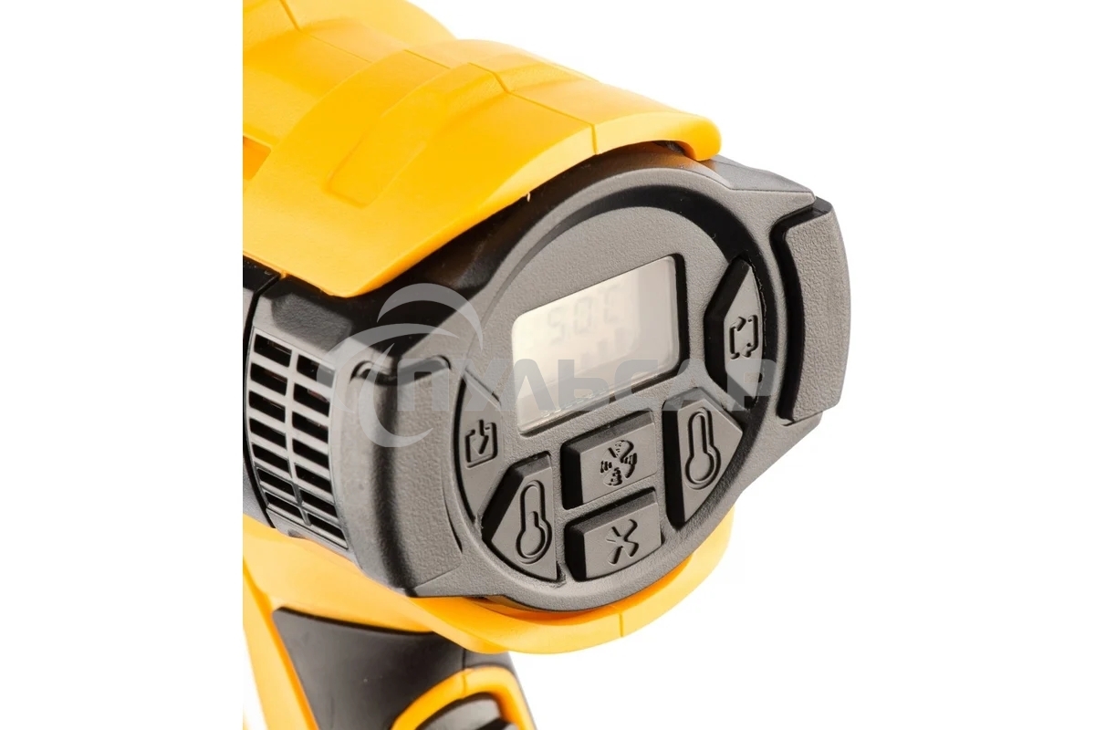 Фен технический HG-2000E, 2000 Вт, 2 режима, LCD дисплей Denzel