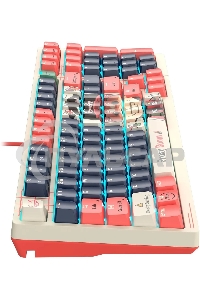 Клавиатура проводная A4Tech Bloody AT98 Proxy Boom USB бежевый/красный