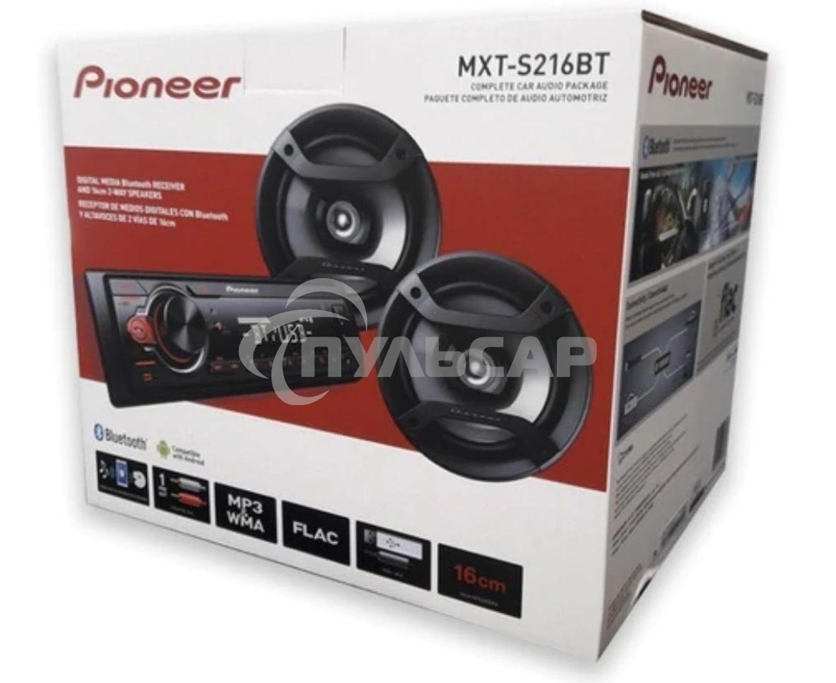 Автомагнитола Pioneer MXT-S216BT 1DIN 4x50Вт 1