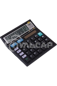 Калькулятор настольный Deli E39231 черный 12-разр.