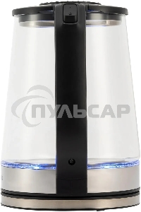 Чайник электрический Starwind SKG5778 2л. 2000Вт черный/прозрачный (корпус: стекло)