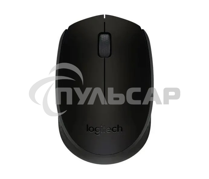 Мышь беспроводная Logitech M171 черный/серый, 1000 dpi, радиоканал, USB, кнопки - 3