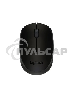 Мышь беспроводная Logitech M171 черный/серый, 1000 dpi, радиоканал, USB, кнопки - 3