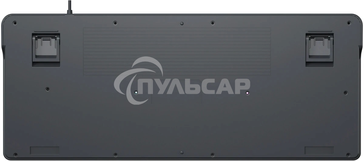 Клавиатура проводная Oklick 711G серый/белый USB Multimedia for gamer LED (1790385) кабель 1.5м