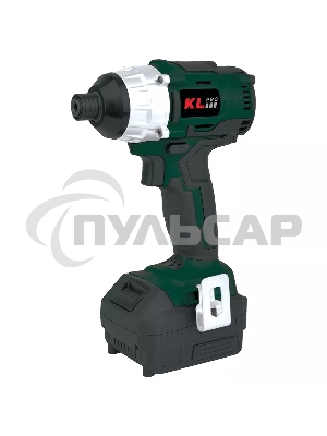 Профессиональный бесщеточный винтоверт аккумуляторный KLPRO KLDV18B-80 (18В, Li-ion-2шт, 8.0А·ч, 180Нм, 2 скорости, подсветка,З/У,в кейсе)