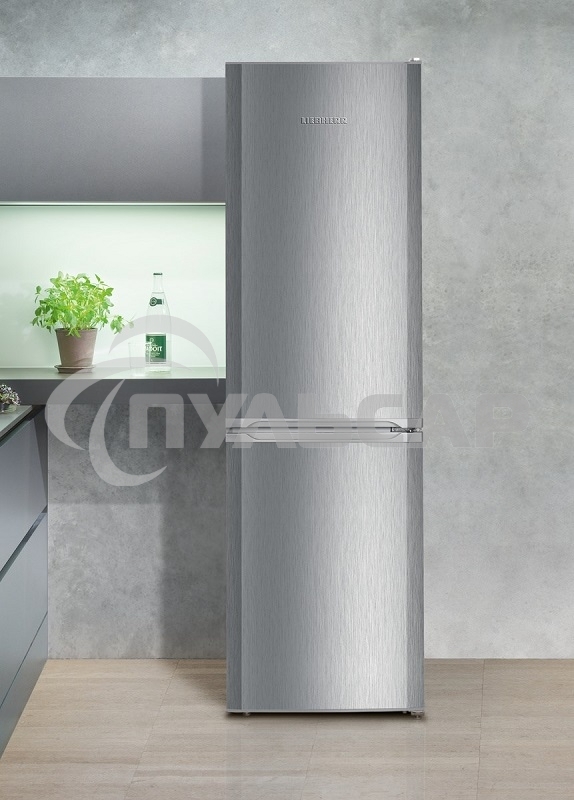 Холодильник Liebherr CUELE 3331-26 001 серебристый двухкамерный 212/84л морозилка снизу